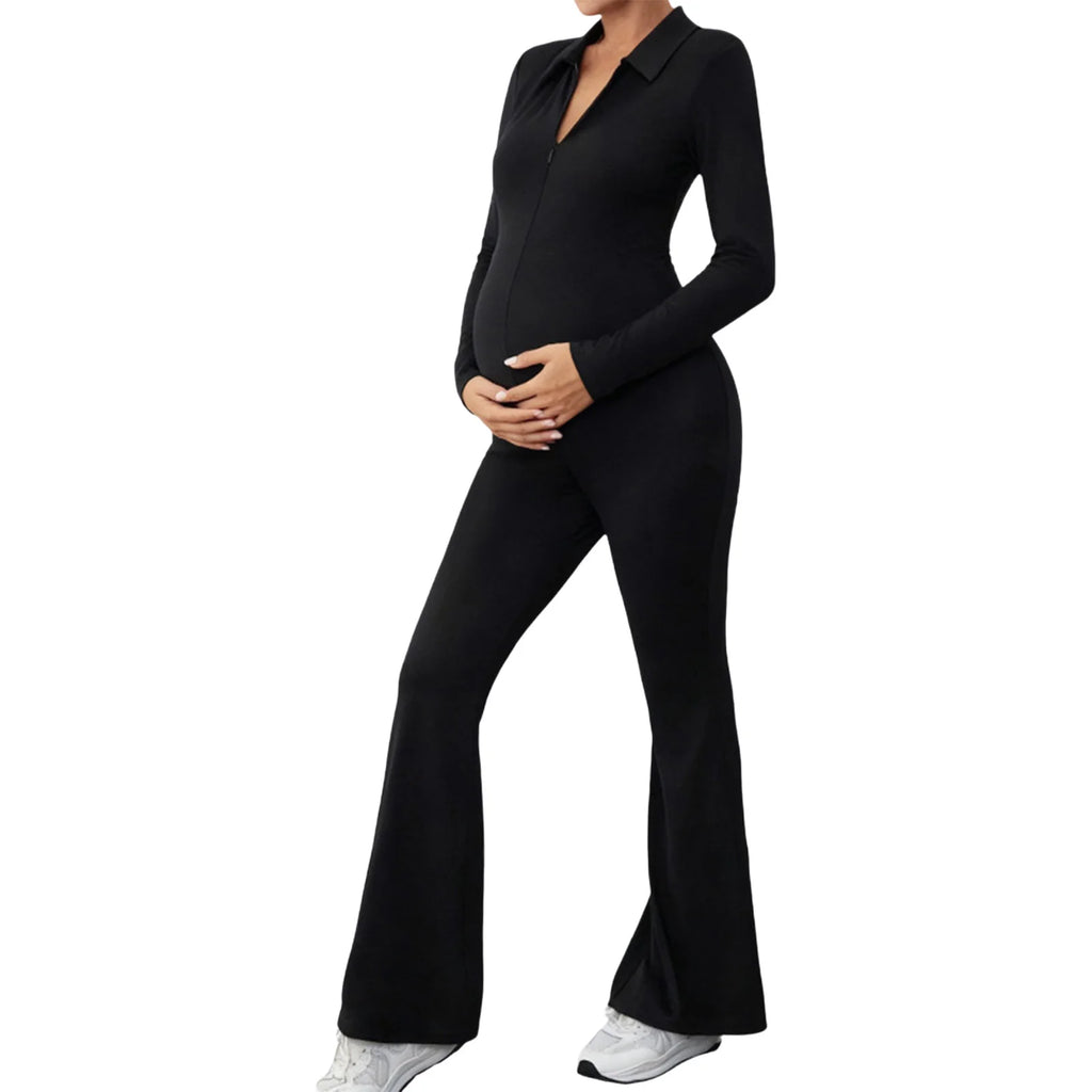 Seamless Ankle Length Maternity Bodysuit