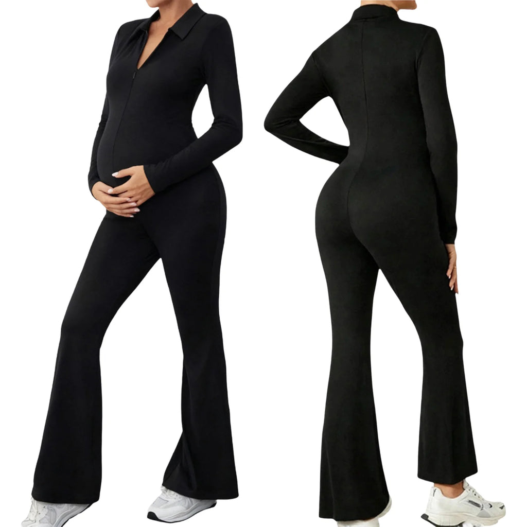 Seamless Ankle Length Maternity Bodysuit
