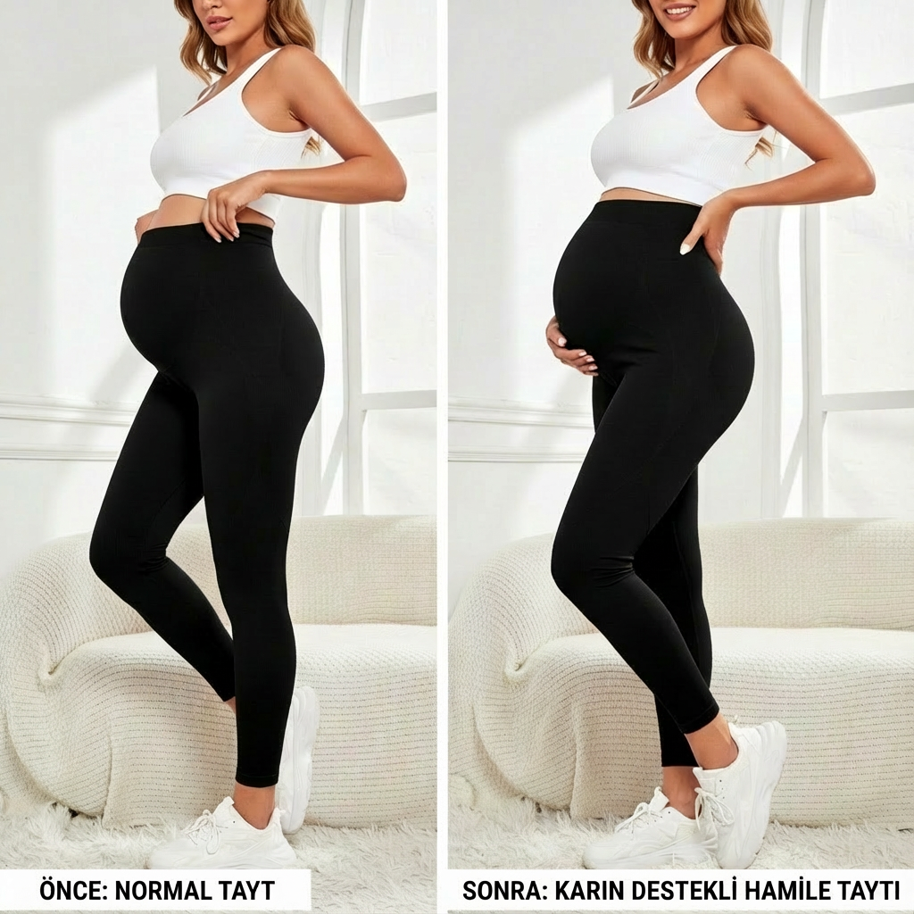High Waist pregnancy Leggings Maternity clothes for pregnant women Belly Support Knitted Leggins Body Trousers